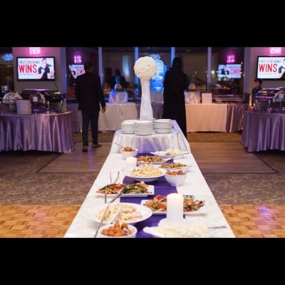 purple buffet